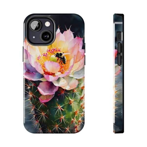 Bee in Cactus Flower Tough Phone Case - Image 42