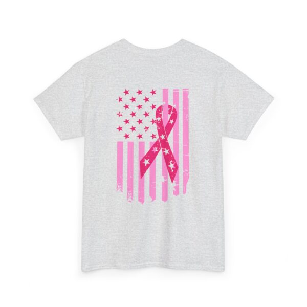 WACH Breast Cancer Awareness Flag Unisex Heavy Cotton Tee - Image 8