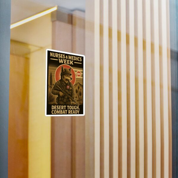 Nurses & Medics Week Appreciation Vinyl Decals - 'Desert Tough, Combat Ready' - Image 6