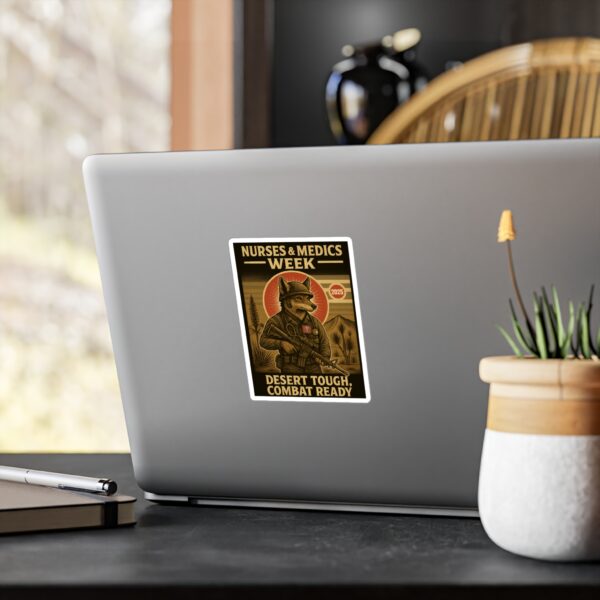 Nurses & Medics Week Appreciation Vinyl Decals - 'Desert Tough, Combat Ready' - Image 8