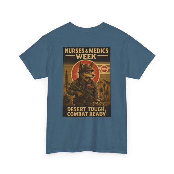 Unisex Heavy Cotton Tee - Nurses & Medics Week 2025 - Desert Tough Combat Ready - Image 32