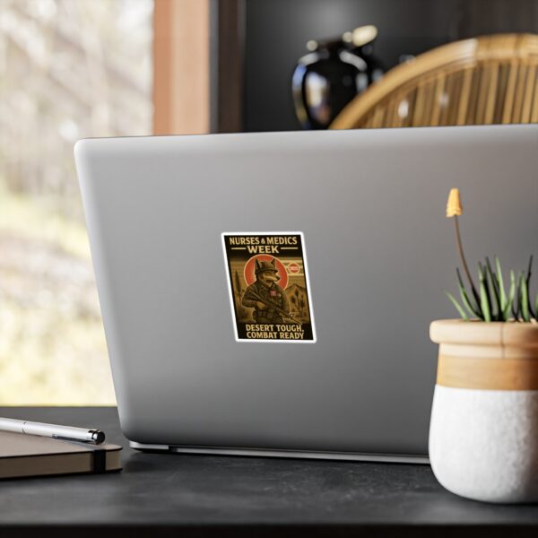 Nurses & Medics Week Appreciation Vinyl Decals - 'Desert Tough, Combat Ready' - Image 4