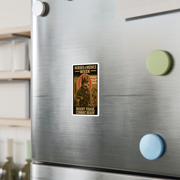 Nurses & Medics Week Appreciation Vinyl Decals - 'Desert Tough, Combat Ready' - Image 3