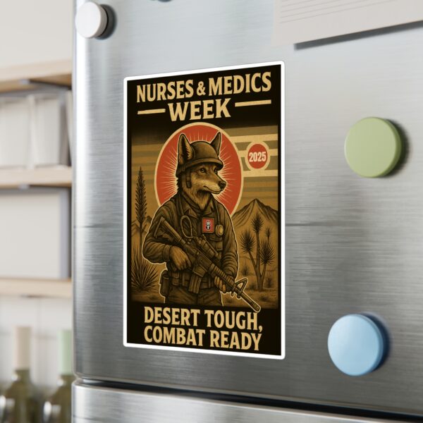 Nurses & Medics Week Appreciation Vinyl Decals - 'Desert Tough, Combat Ready' - Image 15