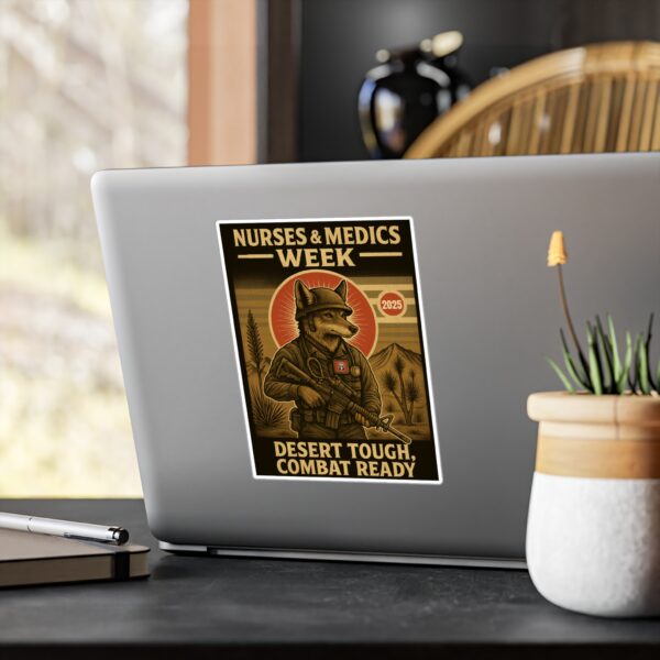Nurses & Medics Week Appreciation Vinyl Decals - 'Desert Tough, Combat Ready' - Image 12