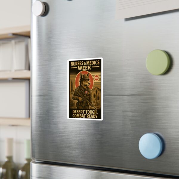 Nurses & Medics Week Appreciation Vinyl Decals - 'Desert Tough, Combat Ready' - Image 7