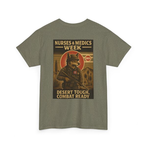 Unisex Heavy Cotton Tee - Nurses & Medics Week 2025 - Desert Tough Combat Ready - Image 16