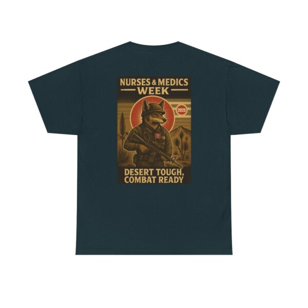 Unisex Heavy Cotton Tee - Nurses & Medics Week 2025 - Desert Tough Combat Ready - Image 26