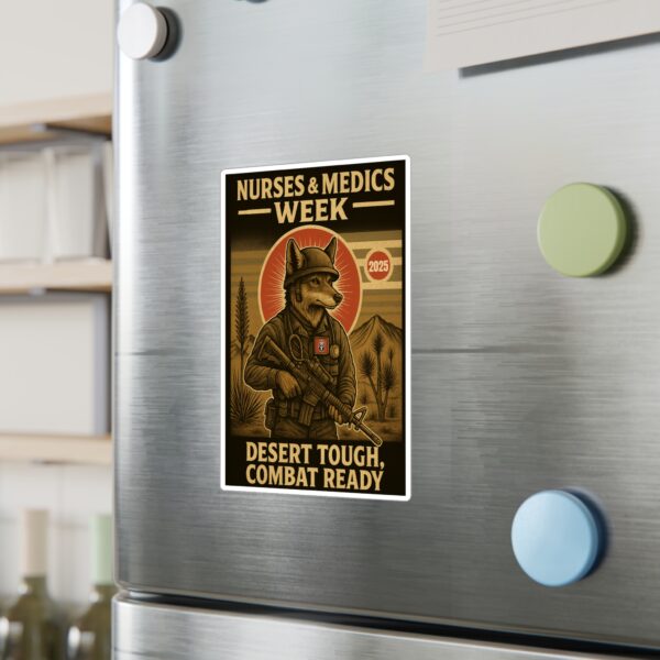 Nurses & Medics Week Appreciation Vinyl Decals - 'Desert Tough, Combat Ready' - Image 11