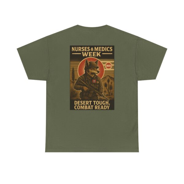Unisex Heavy Cotton Tee - Nurses & Medics Week 2025 - Desert Tough Combat Ready - Image 18