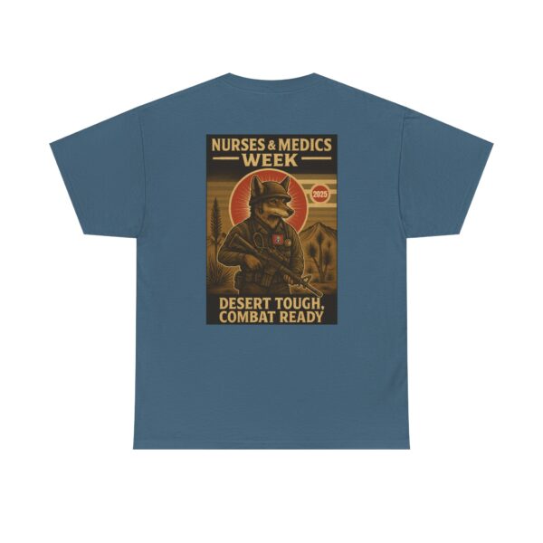 Unisex Heavy Cotton Tee - Nurses & Medics Week 2025 - Desert Tough Combat Ready - Image 30