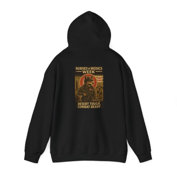 Unisex Heavy Blend™ Nurses & Medics Week Combat Ready - Desert Tough Hoodie