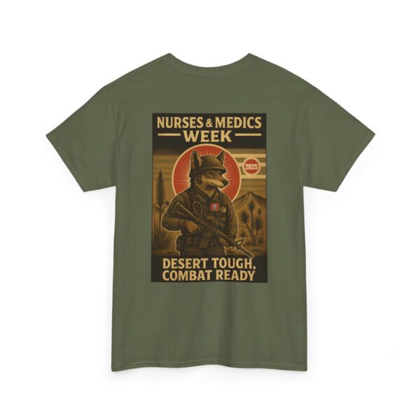Unisex Heavy Cotton Tee - Nurses & Medics Week 2025 - Desert Tough Combat Ready - Image 20
