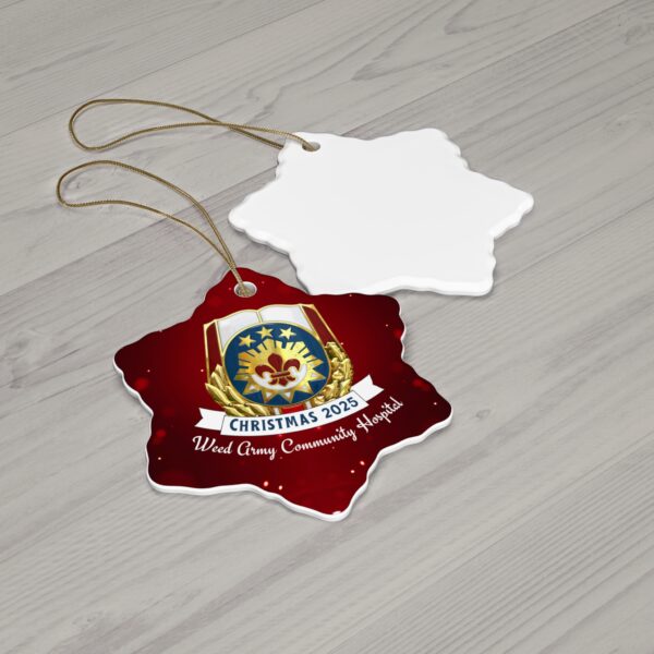 WACH Christmas 2025 Ceramic Ornament, 3 Shapes - Image 8