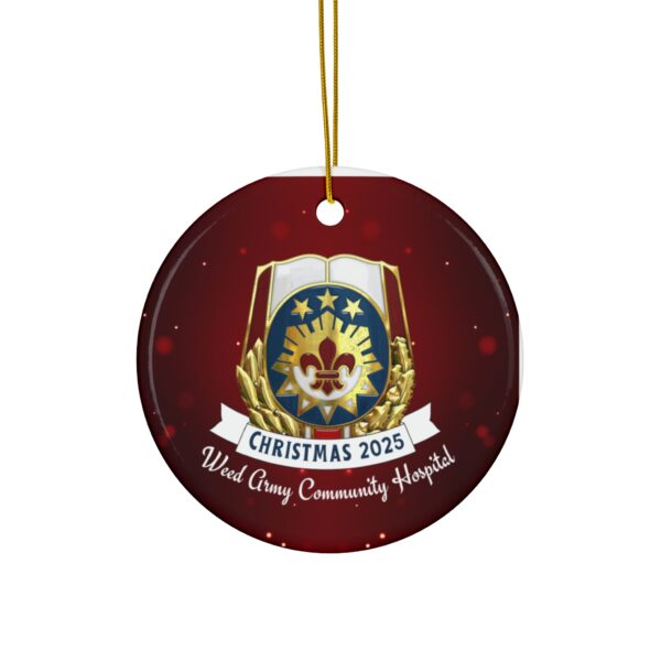 WACH Christmas 2025 Ceramic Ornament, 3 Shapes - Image 4