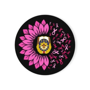 Breast Cancer Awareness Cork Back Coaster - 2 Styles