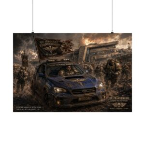 1SG Frankenhoff Matte Horizontal Poster — Post-Apocalyptic Subie Horde Art Print