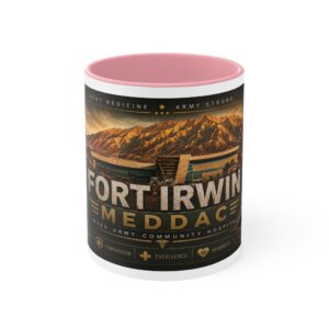Fort Irwin MEDDAC Accent Mug —  Weed Army Community Hospital Souvenir Coffee Cup