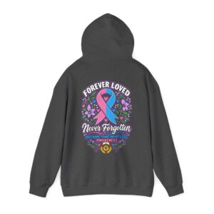 Pregnancy & Infant Loss Awareness Hoodie — Forever Loved, Never Forgotten